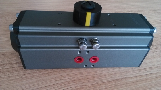 อัตโนมัติอุตสาหกรรม Rack Pneumatic และ Pinion Actuator สําหรับมุมหมุน 0-90 องศา