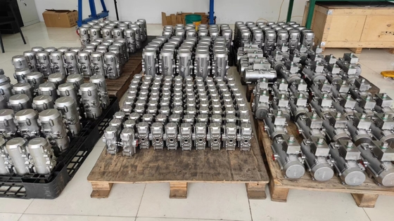 อัตโนมัติอุตสาหกรรม Rack Pneumatic และ Pinion Actuator สําหรับมุมหมุน 0-90 องศา