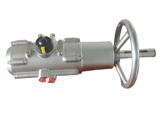 อัตโนมัติอุตสาหกรรม Rack Pneumatic และ Pinion Actuator สําหรับมุมหมุน 0-90 องศา
