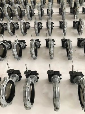 Lug Type 150lb Butterfly Valve กับแผ่นอัลลูมิเนียมทองแดง