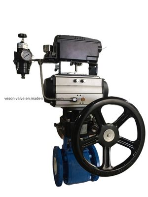 VS-190SR10FC-H Peek Seated Pneumatic Ball Valve with Pneumatic Actuator for Industrial Usage