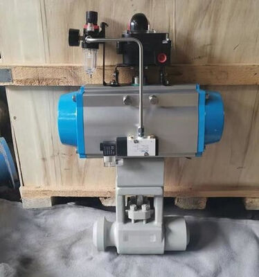 ANSI CLASS 150-900 วาล์วลูกกลมแบบปนูเมติกที่มีโครงสร้างลูกกลมคงที่และฟังก์ชันระบายน้ําสําหรับการใช้งานความดันสูงและอุณหภูมิสูง