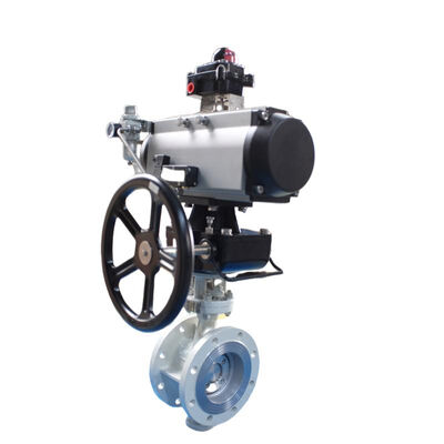 ANSI CLASS 150-900 316 สแตนเลส เต็มประตู พนูเมติก Flanged Ball Valve กับ ISO5211 การติดตั้ง