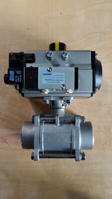 ANSI CLASS 150-900 316 สแตนเลส เต็มประตู พนูเมติก Flanged Ball Valve กับ ISO5211 การติดตั้ง