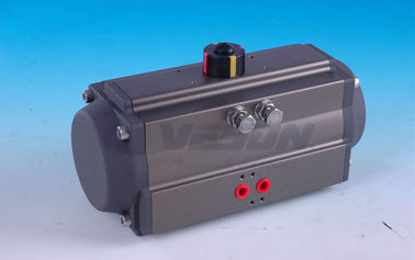 มุมหมุน 0-90 องศา Marine Hard Anodizing Pinion Actuator สําหรับการทํางานที่ดีที่สุด