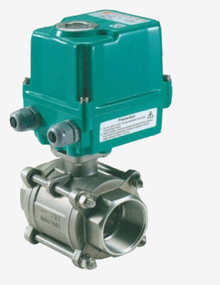 วาล์วลูกบอลแบบขับเคลื่อนด้วยไฟฟ้า พร้อมแรงบิดเอาต์พุต 60Nm กล่องกันน้ำระดับ IP67 และโครงอะลูมิเนียมอัลลอยด์ สำหรับการใช้งานวาล์วแบบมอเตอร์