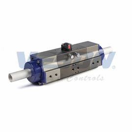 มุมหมุน 0-90 องศา Marine Hard Anodizing Pinion Actuator สําหรับการทํางานที่ดีที่สุด