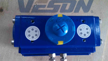 มุมหมุน 0-90 องศา Marine Hard Anodizing Pinion Actuator สําหรับการทํางานที่ดีที่สุด
