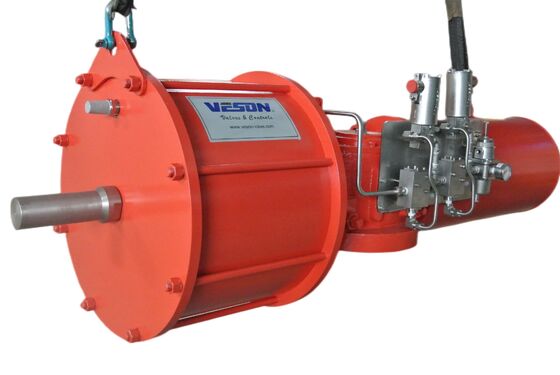 สปริงคืน Single-acting Heavy Duty Scotch Yoke Pneumatic Actuator สําหรับแวลล์เปิดปิด