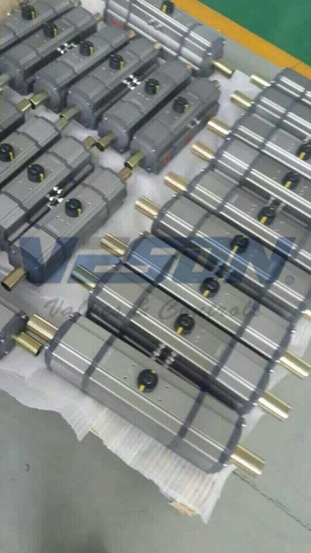 Actuator นิวเมติกแบบเดี่ยว, 3 ตำแหน่ง Air Actor โรตารี่ 0 ° 90 °และ 45 °