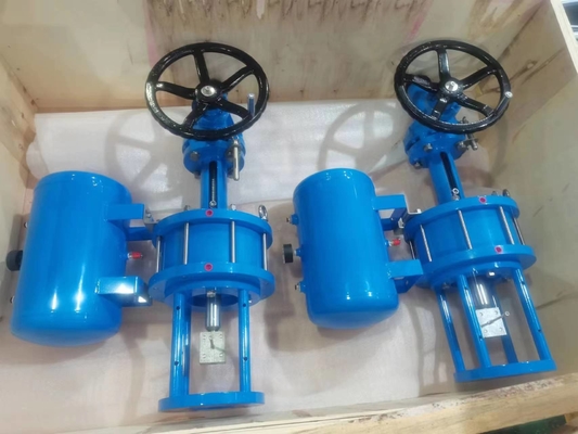 การรับประกัน 1 ปี เครื่องดําเนินเชิงเส้นปนูมาติกสําหรับวาล์วจับ 0.1KN - 500KN